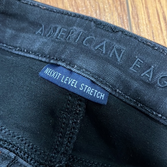 American Eagle Outfitters black super high rise jeggings - Picture 3 of 6